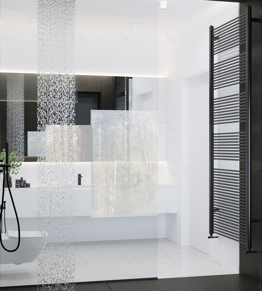 黑色版房屋室内装饰丨Golub Architects-34