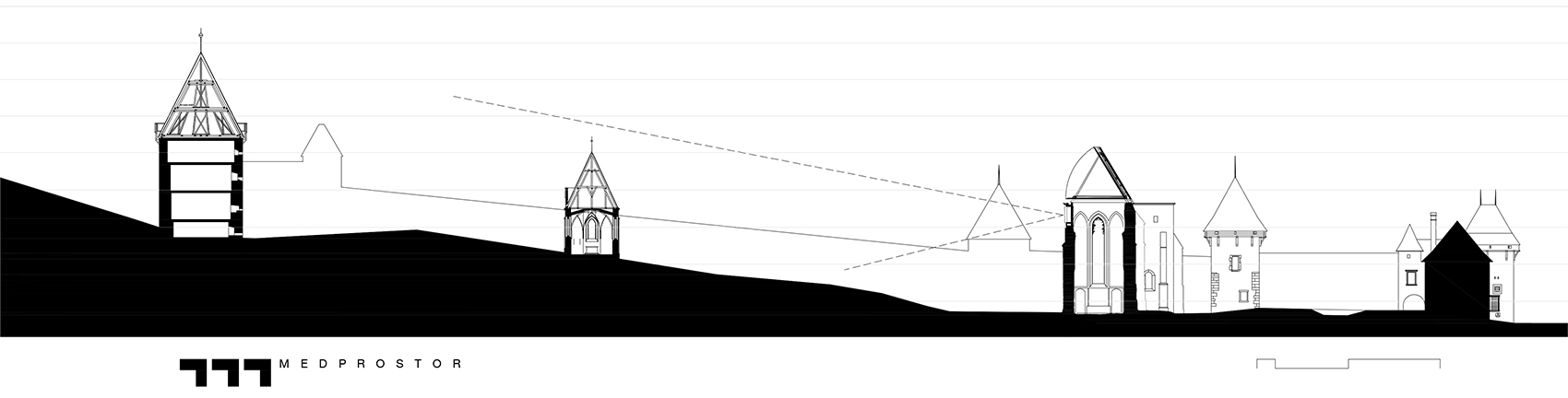 St· John 教堂(Žiče 卡尔特修道院)遗迹屋顶重建丨斯洛文尼亚丨MEDPROSTOR-74