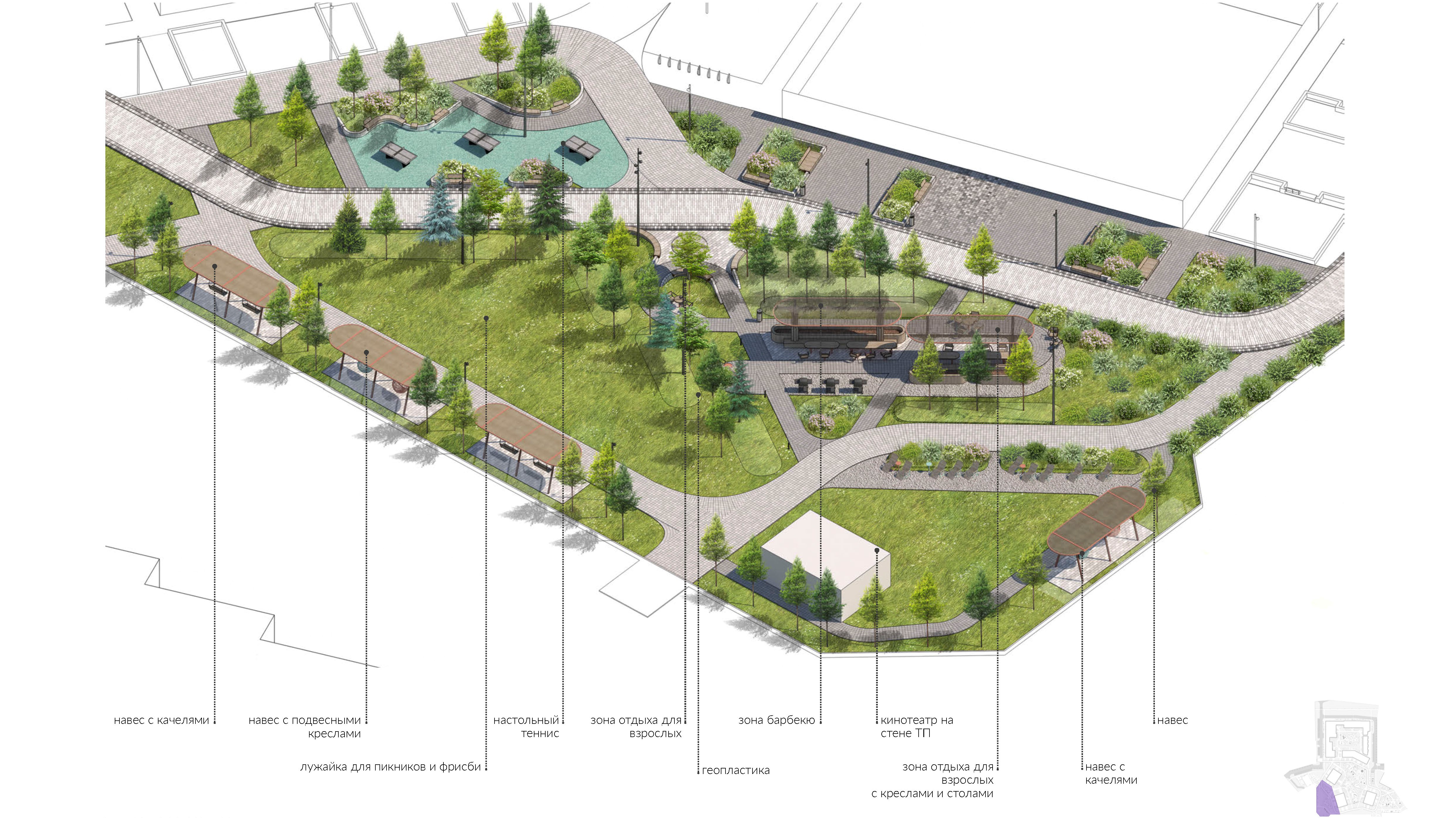 西伯利亚花园住宅景观设计丨俄罗斯-31