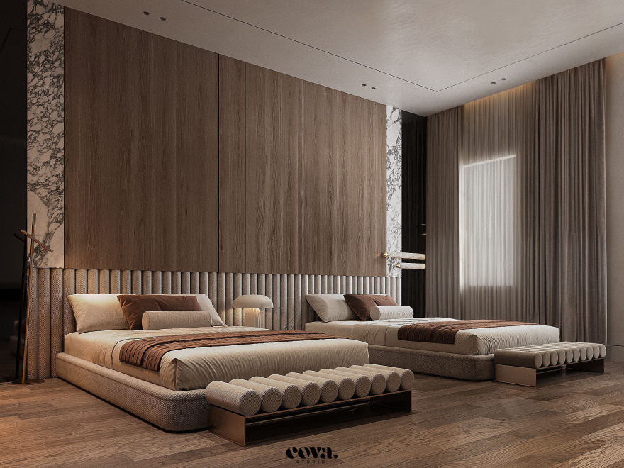 双人卧室丨沙特阿拉伯丨Cova Studio-12