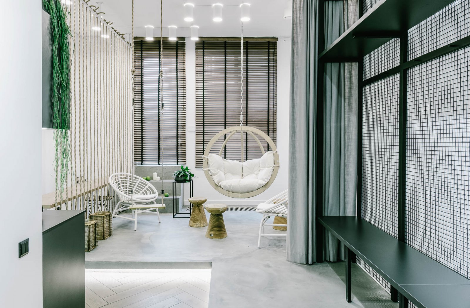 休闲清新的YOKO瑜伽工作室  dizaino virtuve-15