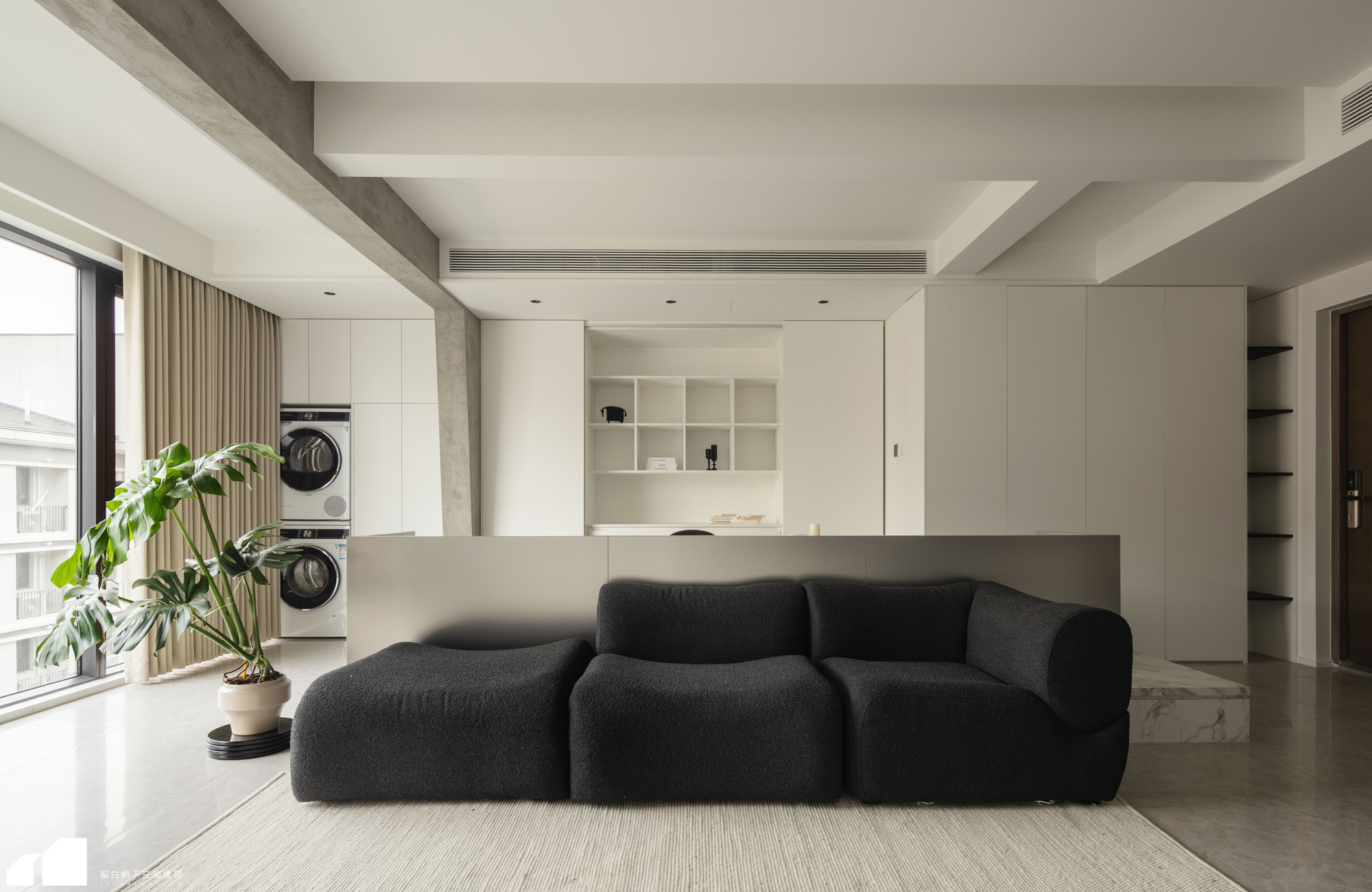 留白·私宅 ｜浔岚｜黑白灰的纯粹之美丨中国芜湖丨留白屿下空间建筑-14