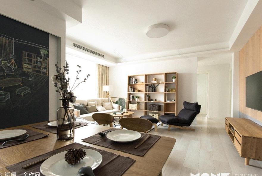 武汉逅屋一舍日式风格设计 | 自然阳光的温暖空间-6