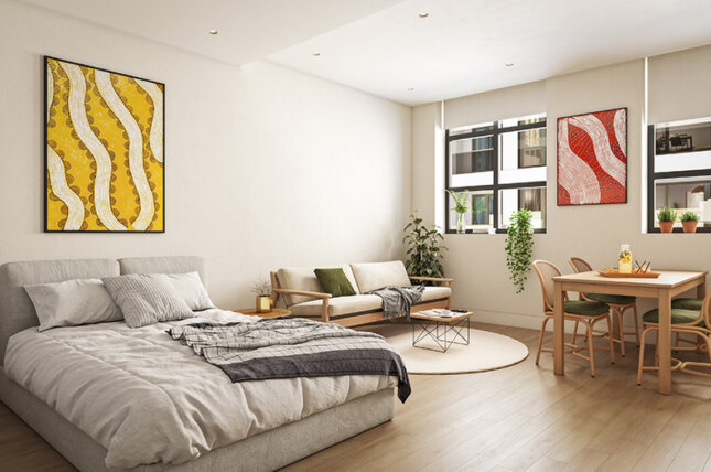 腾出空间住房（注：由于Make Room Housing表意不太明确，这是一种字面直译，具体可能需结合更详细语境来准确理解其含义） 丨i2C Architects-41