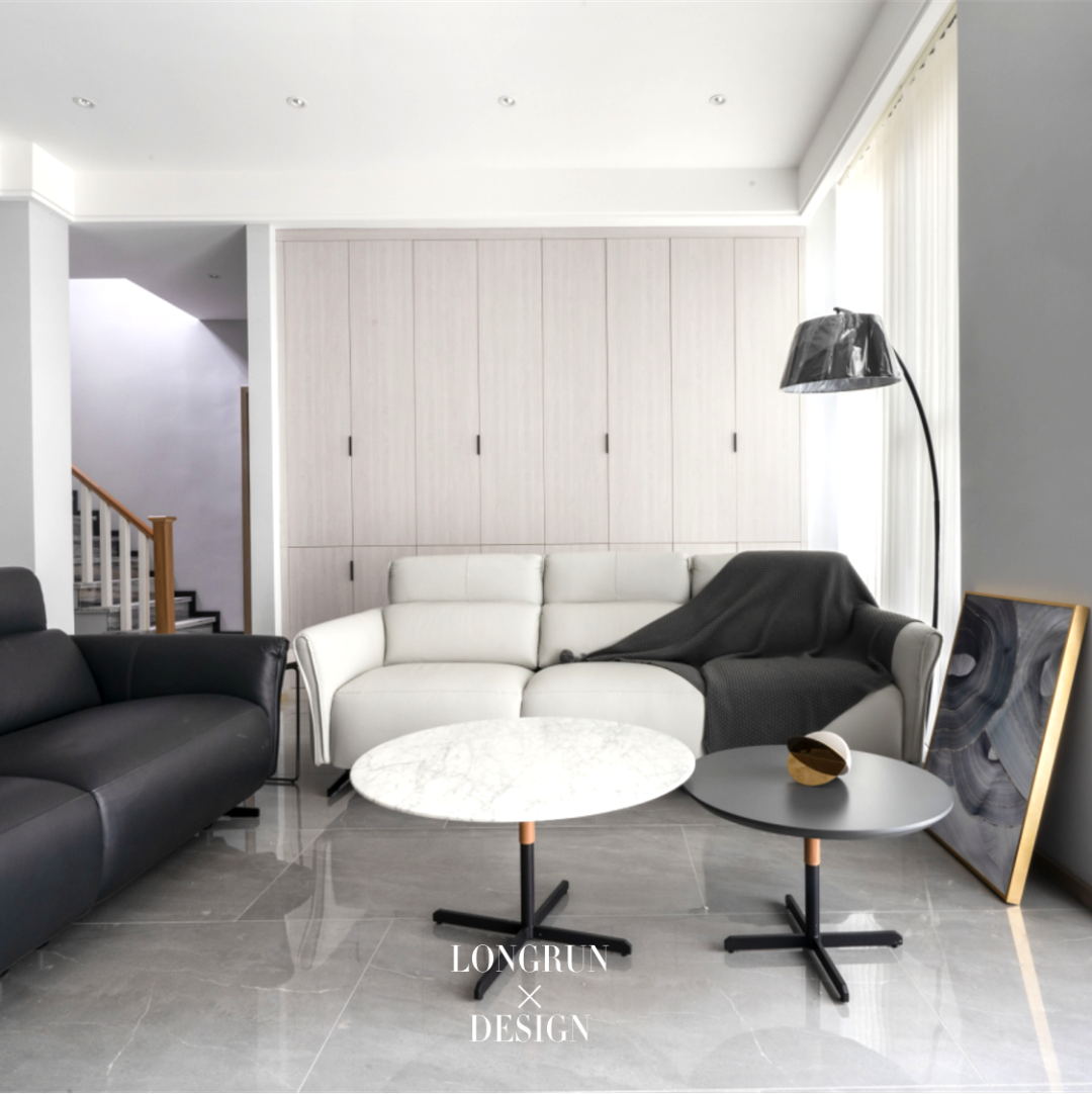 时代尊邸 310㎡现代北欧实景作品丨中国成都丨朗润装饰-0