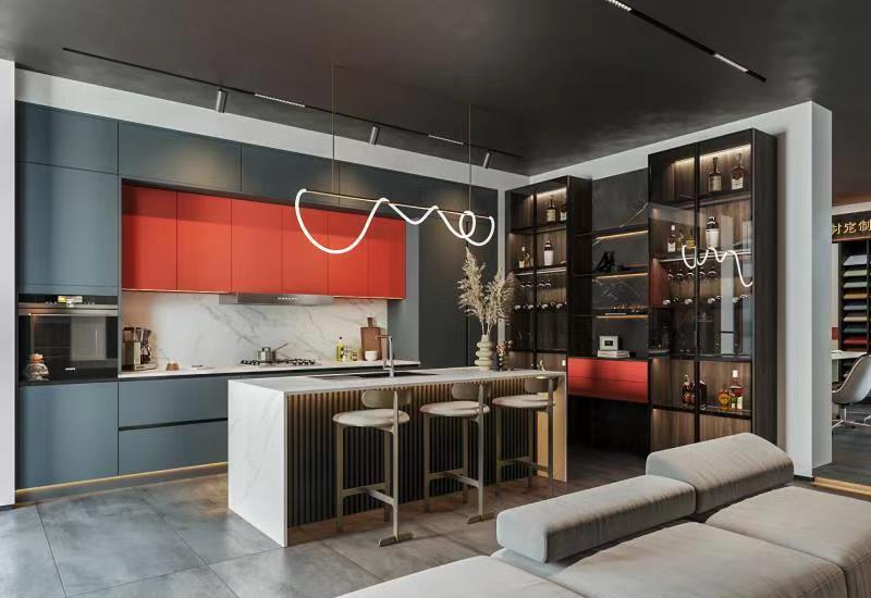 邯郸现代轻奢全屋定制家具展厅设计丨中国邯郸-18