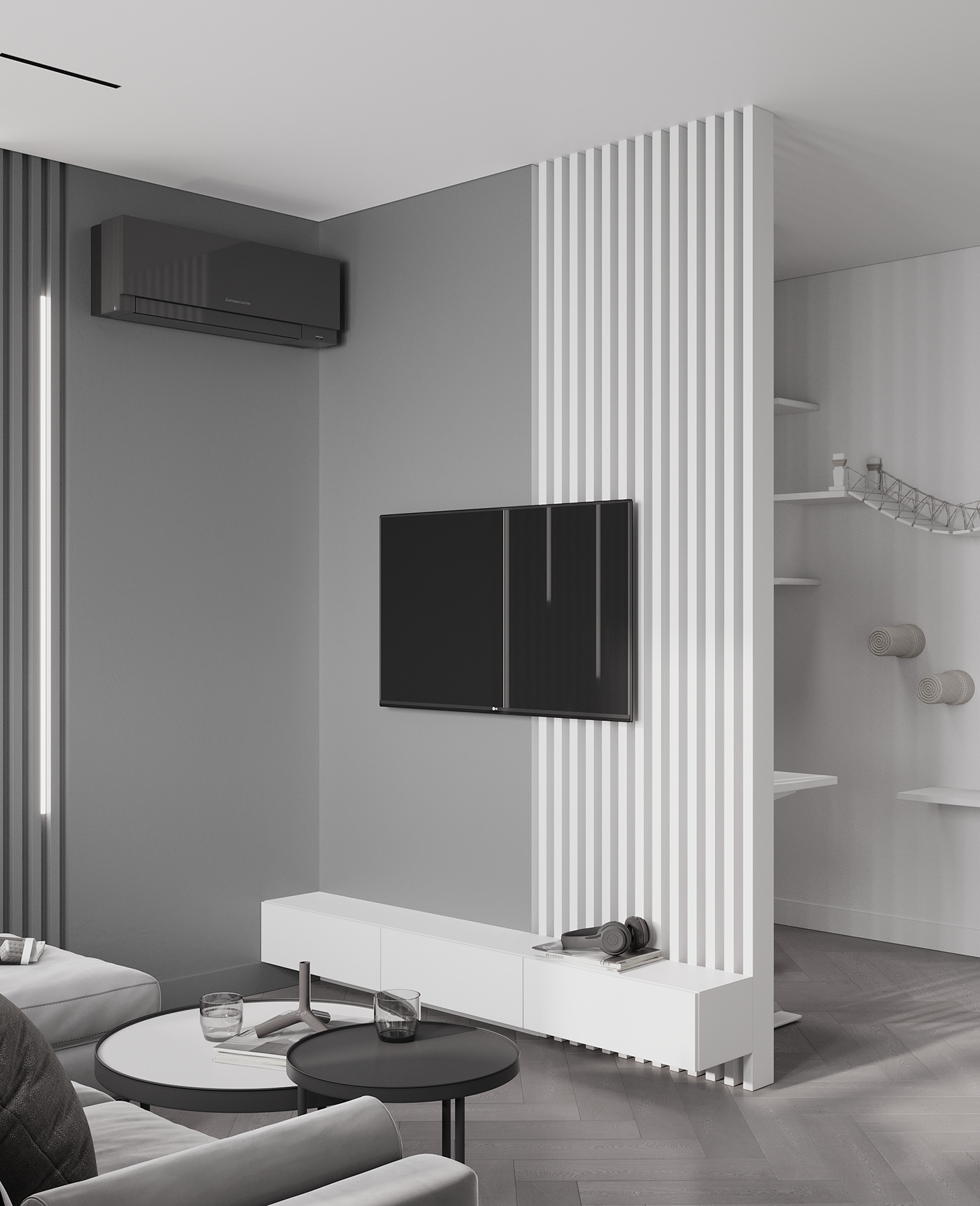 浅色系公寓设计 美的好高级！-8