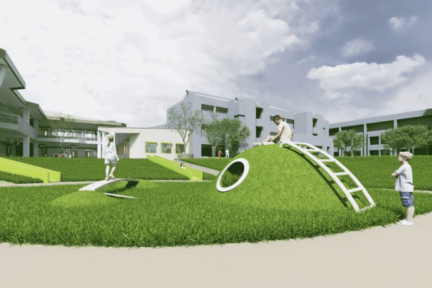 飞檐如翼,乘梦飞翔——金沙小学附设幼儿园建筑设计-7