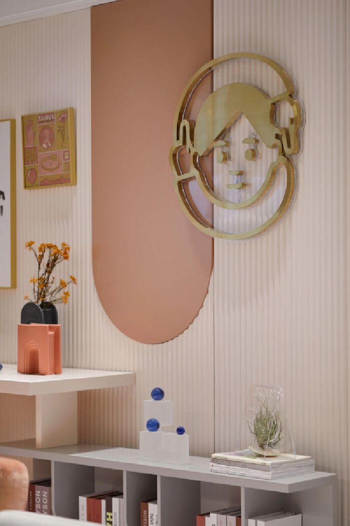 两江都汇 58㎡浪漫奶茶风一字型公寓丨中国重庆丨HIGHLY 海力设计-14