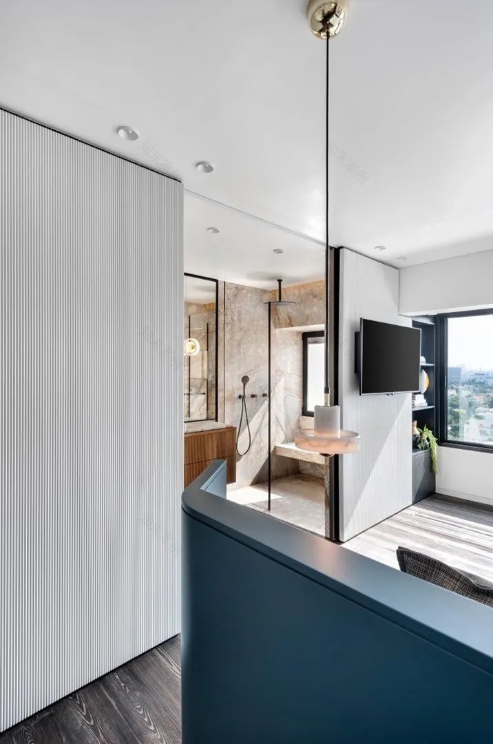 特拉维夫顶层住宅,黑白色调的时尚空间-73