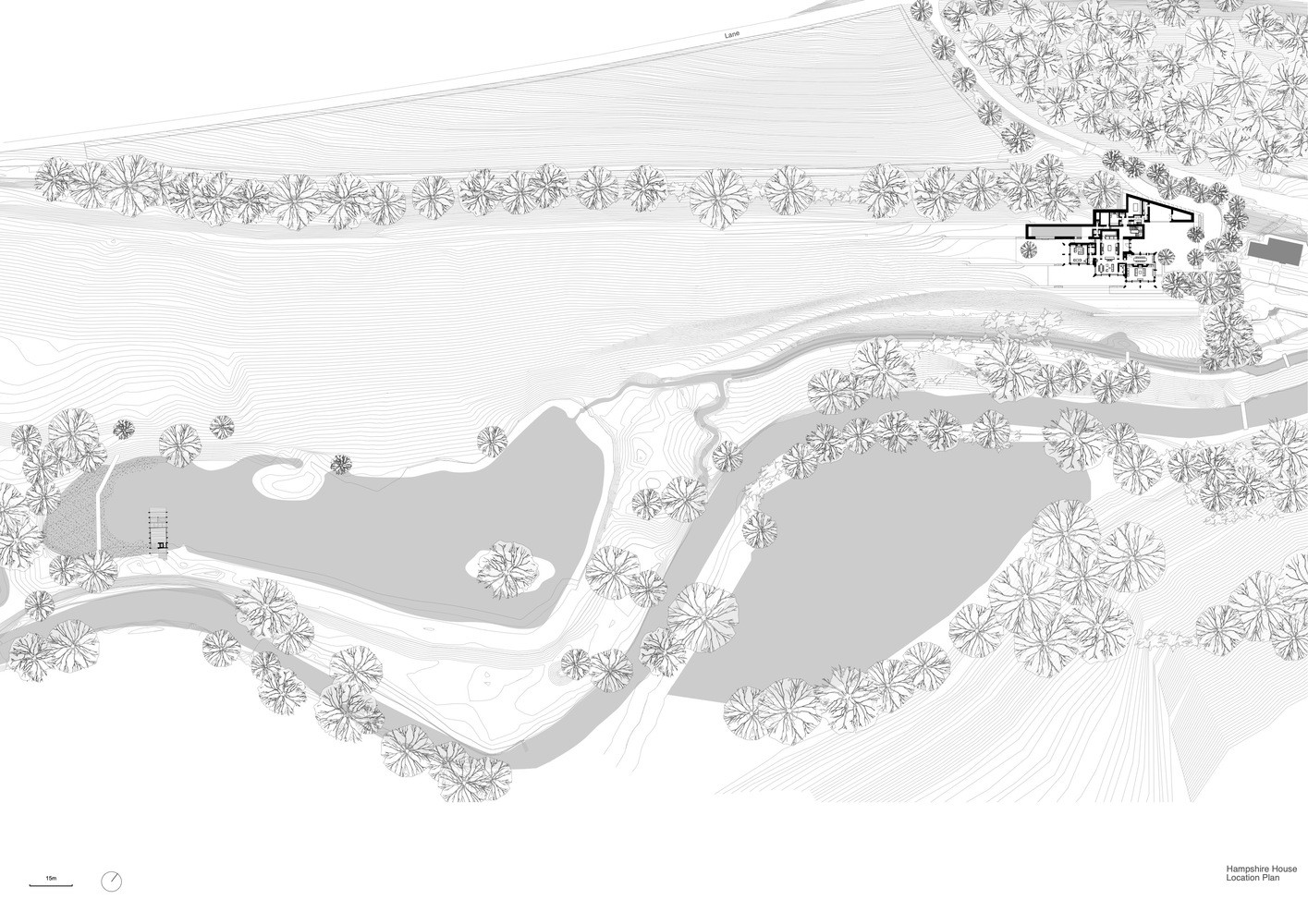汉普郡住宅 | 融入自然的双层景观之家-51