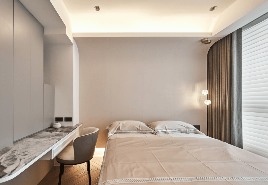 现代法式风格独居女孩的家-34