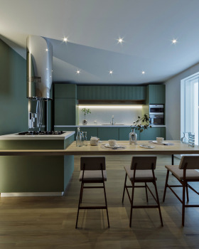 KITCHEN DESIGN - GREEN