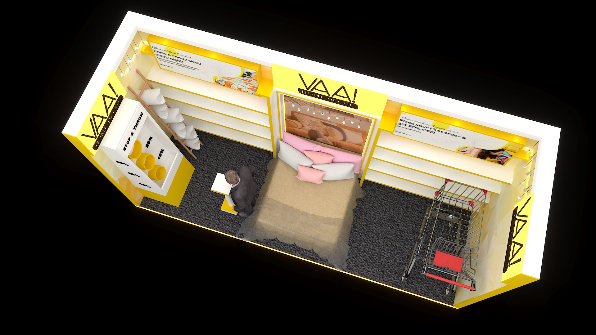 small one side exhibtion stall-9