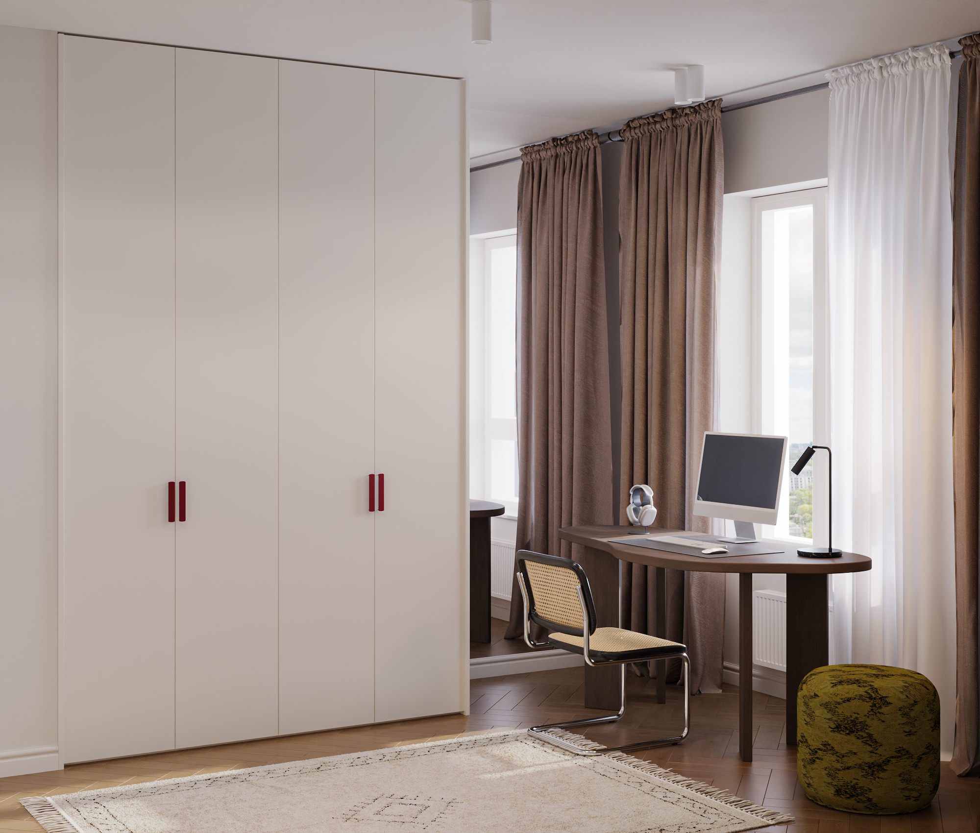 3D Visualization - Korso - 93 m2-14