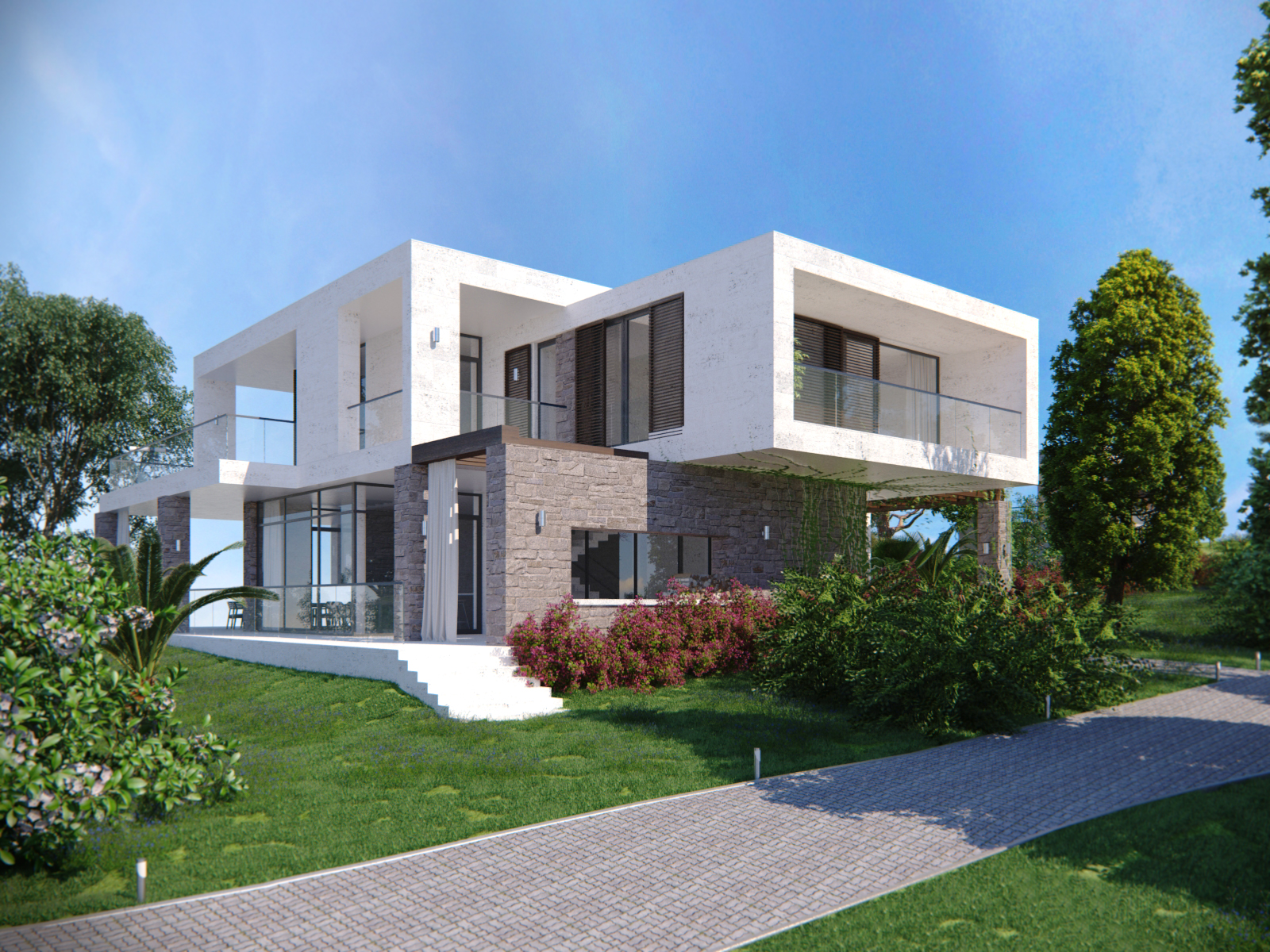 Country residence of three villas for 2 families in Alushta Alexandra Fedorova-11