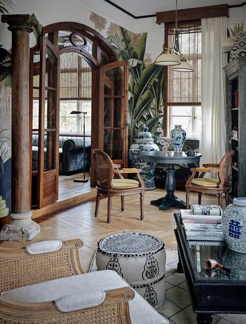 南洋复古风情 | 深沪公寓与越南西贡公寓设计案例-47