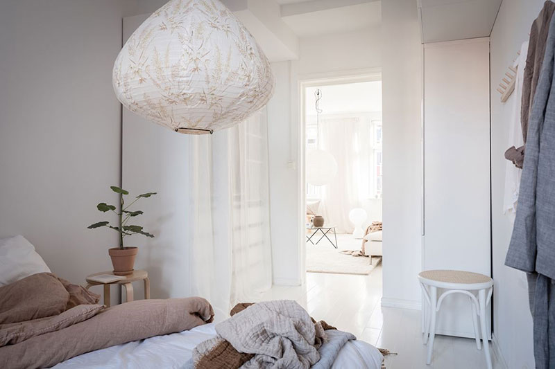 梦幻北欧公寓，轻盈柔美的纺织品设计-14