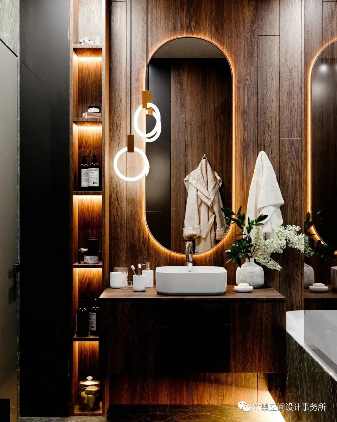 《竹墨空间设计有限公司》 | 低调奢华,诠释现代生活美学-45