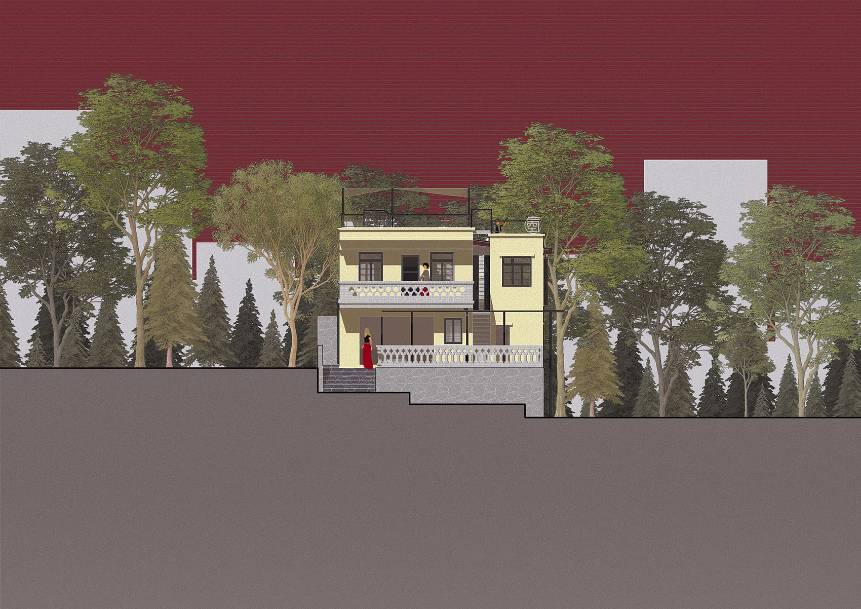 星环诞生记 & 下浩老街旧建筑更新丨中国重庆丨空气墙建筑工作室-135