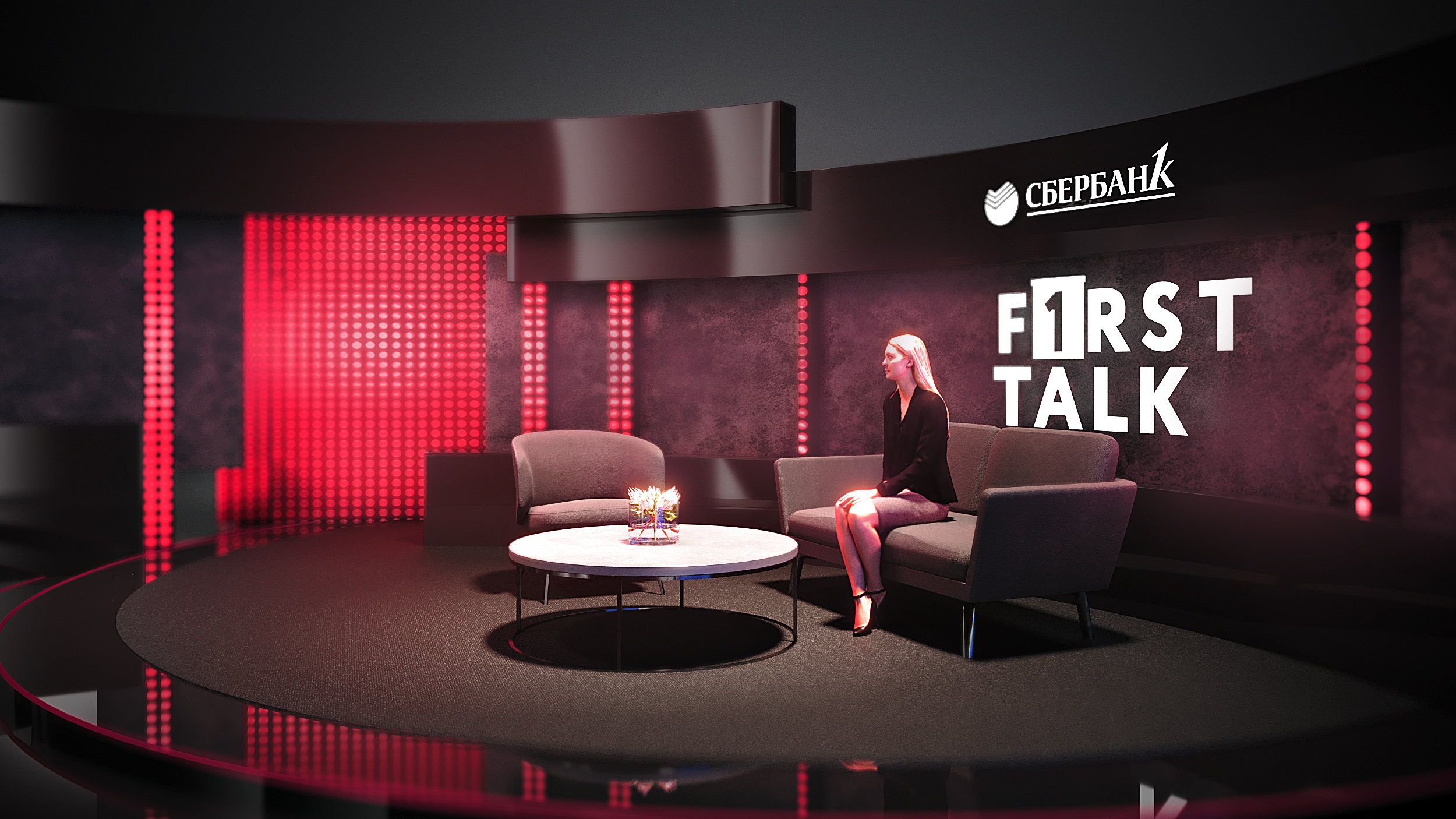 First Talk TV 工作室设计丨俄罗斯莫斯科丨Sberbank-8