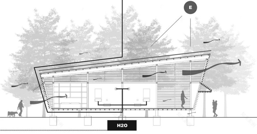 热带雨林中的环保小屋-46