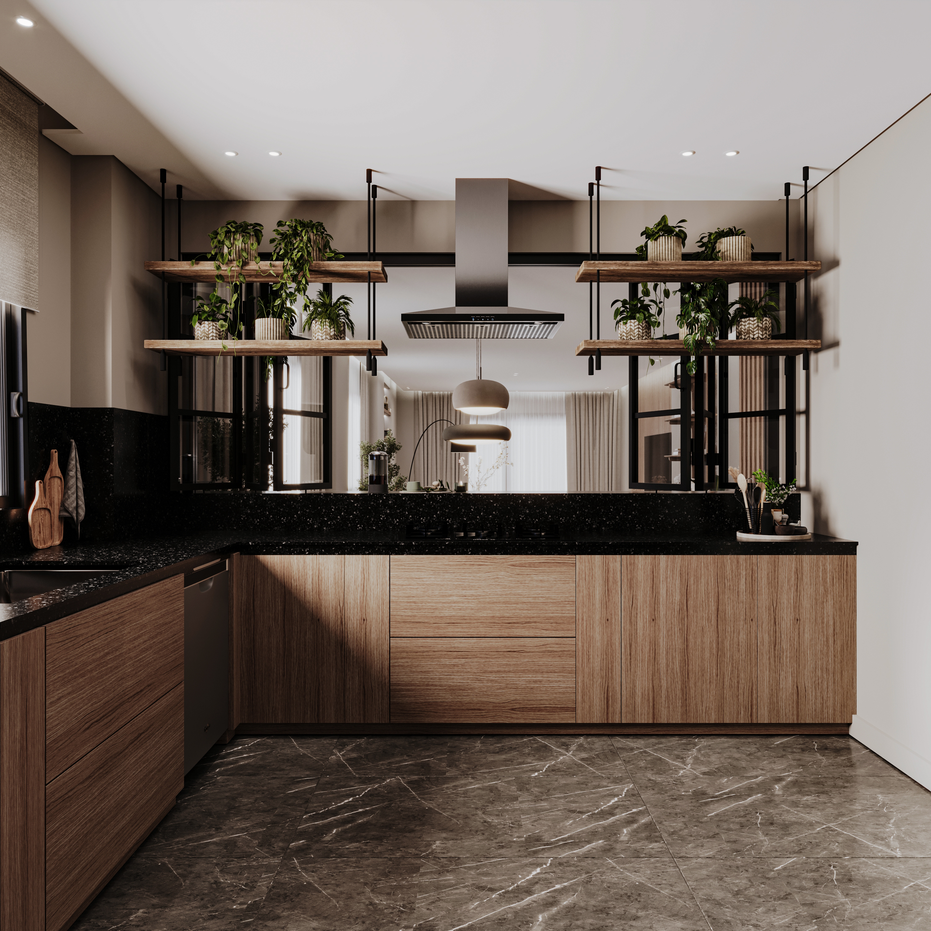 Earthy Modern Apartment-5