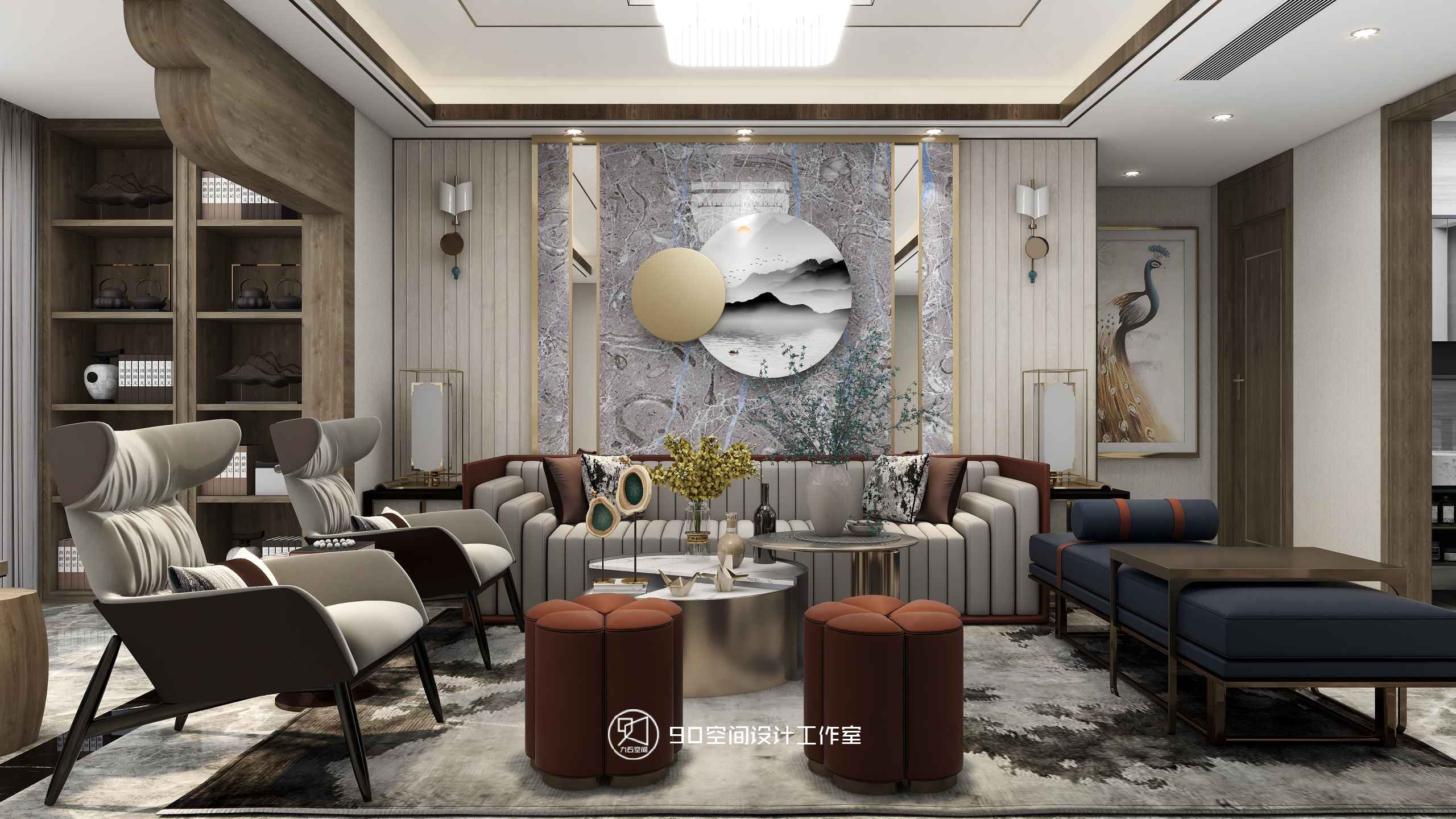 《风筝误梦》新中式设计-9