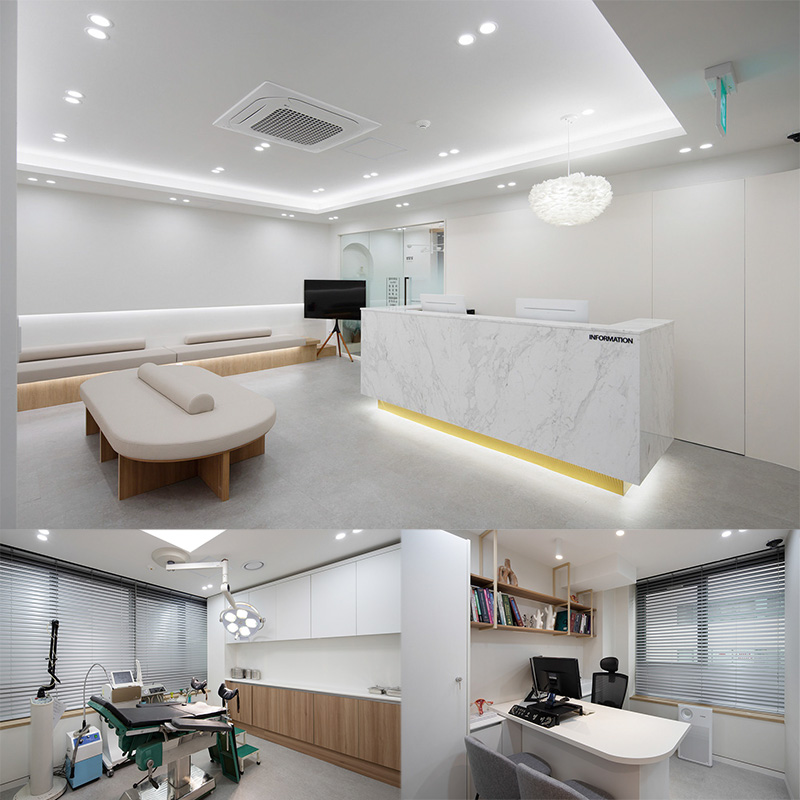 简约时尚的 35 平山部女士办公室设计-1