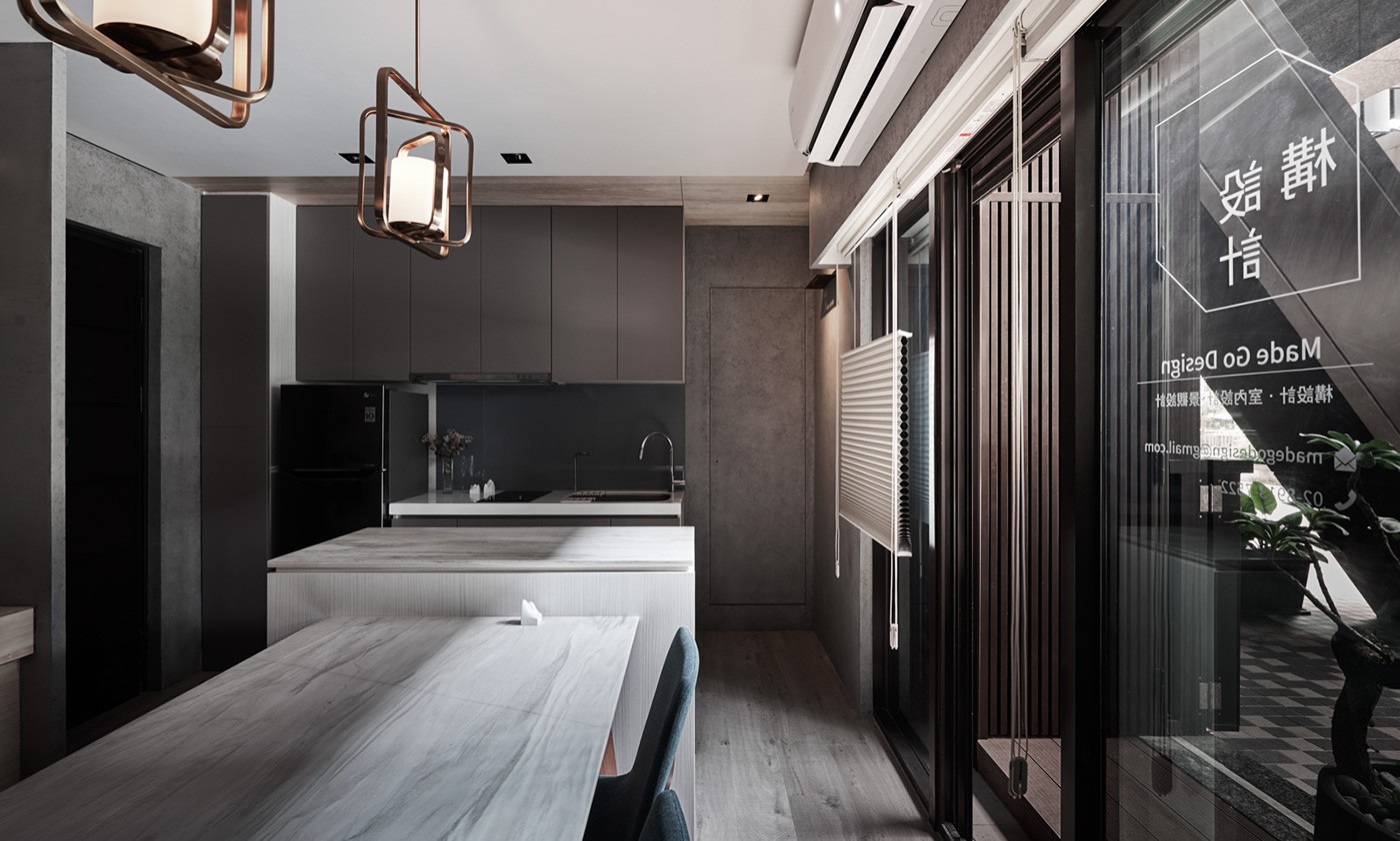 美好记忆的符号——132m²现代生活住宅  构设计-3