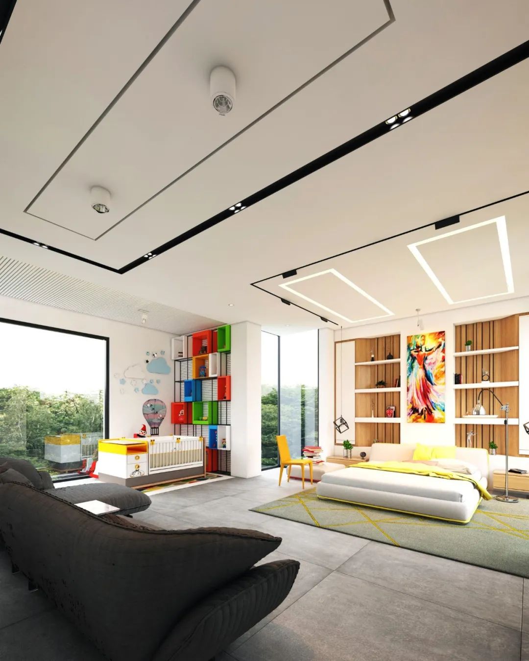 伊朗 800㎡简约别墅，东西向规划保通风-47