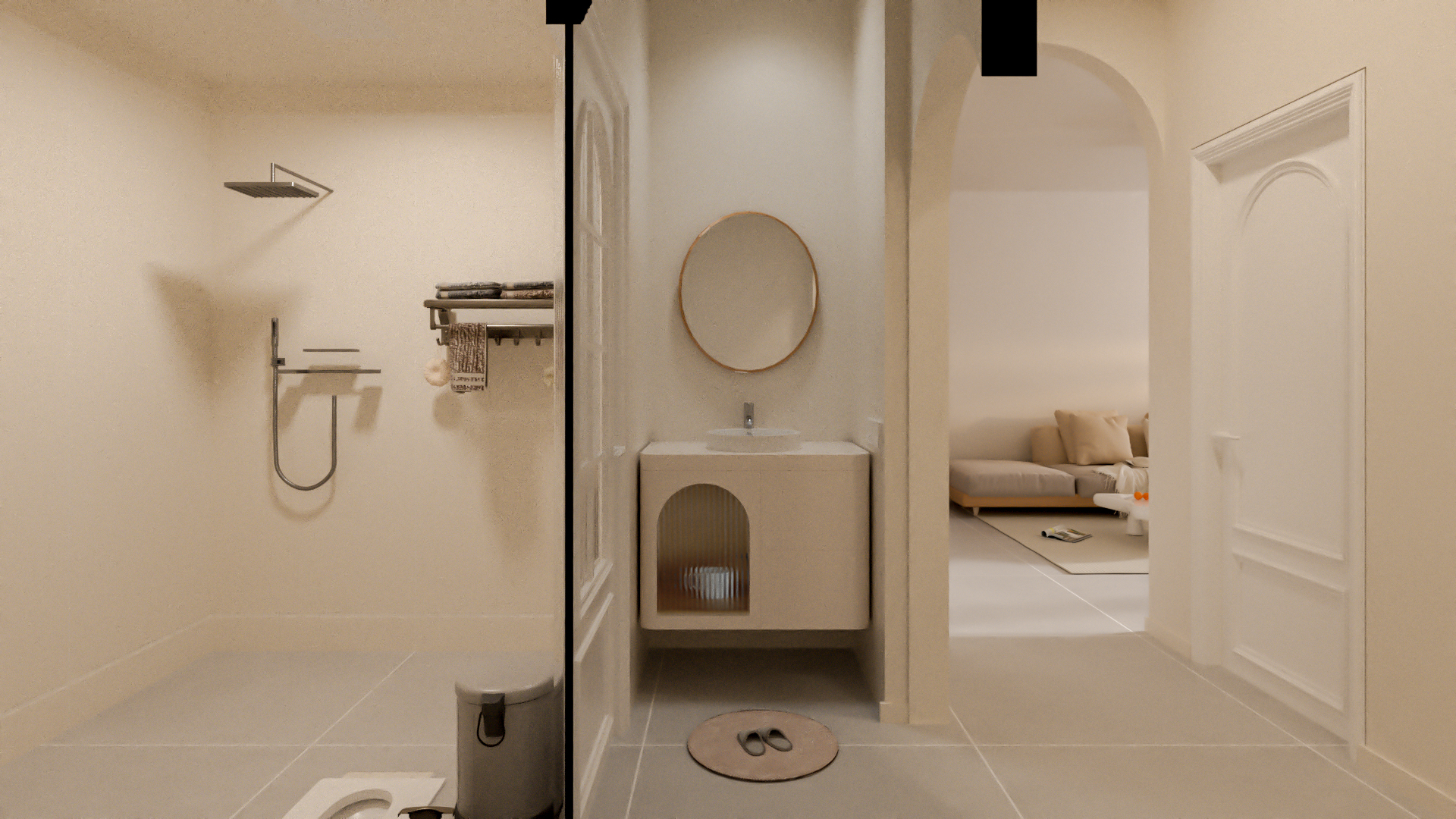 简约奶油风-家装-17