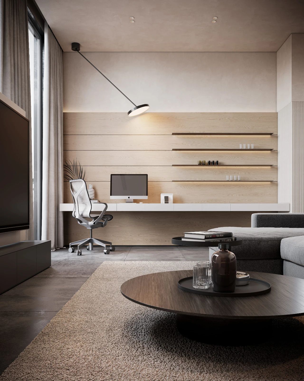 504㎡三层极简别墅设计丨LeQB Architects-62