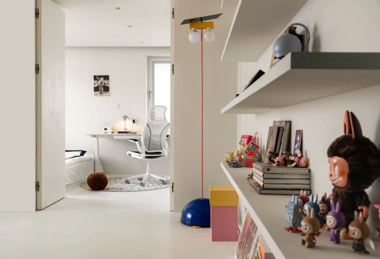 氧气空间 · 孟菲斯艺术元素注入现代独居女孩空间丨中国北京丨安之见舍空间设计事务所-44