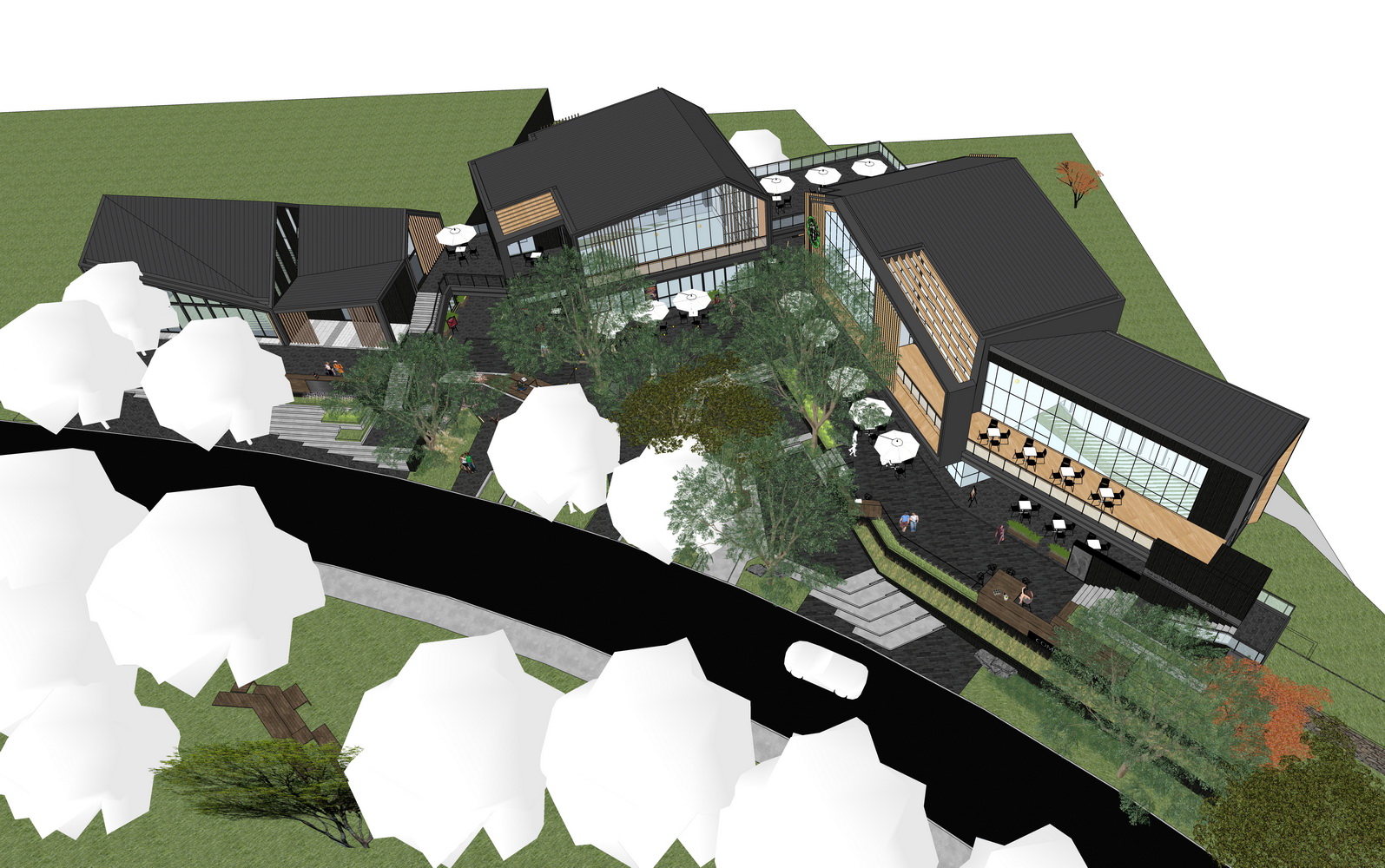 龙湖抚仙湖星空小镇SU模型-7