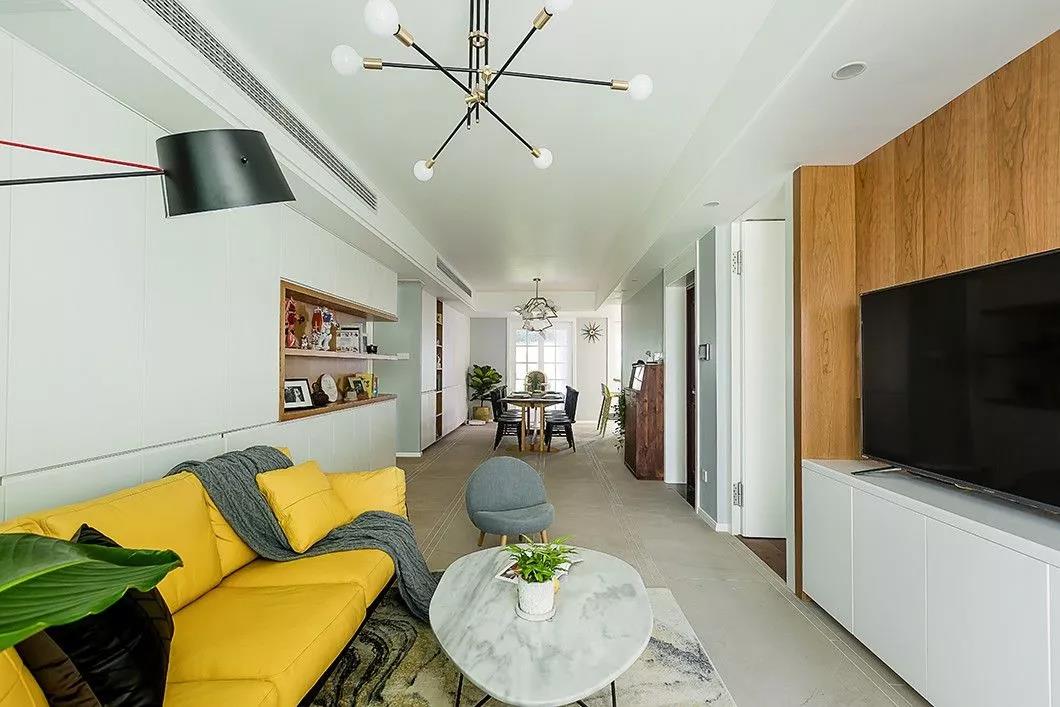 恒阁装饰|加了柠檬黄的北欧混搭风，就是要这个feel！-8