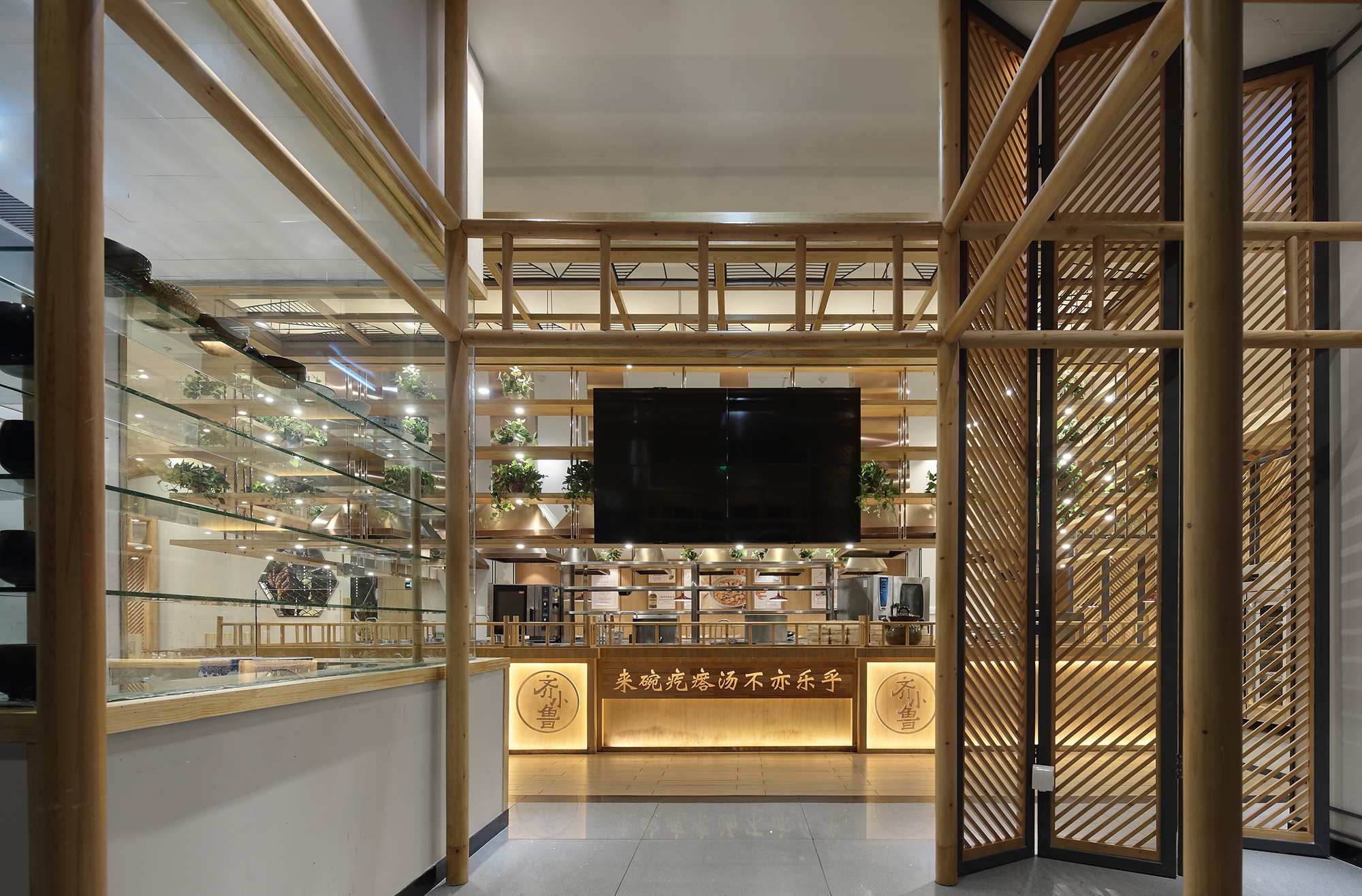 齐小鲁海鲜疙瘩汤丨中国济南丨威实空间设计-21