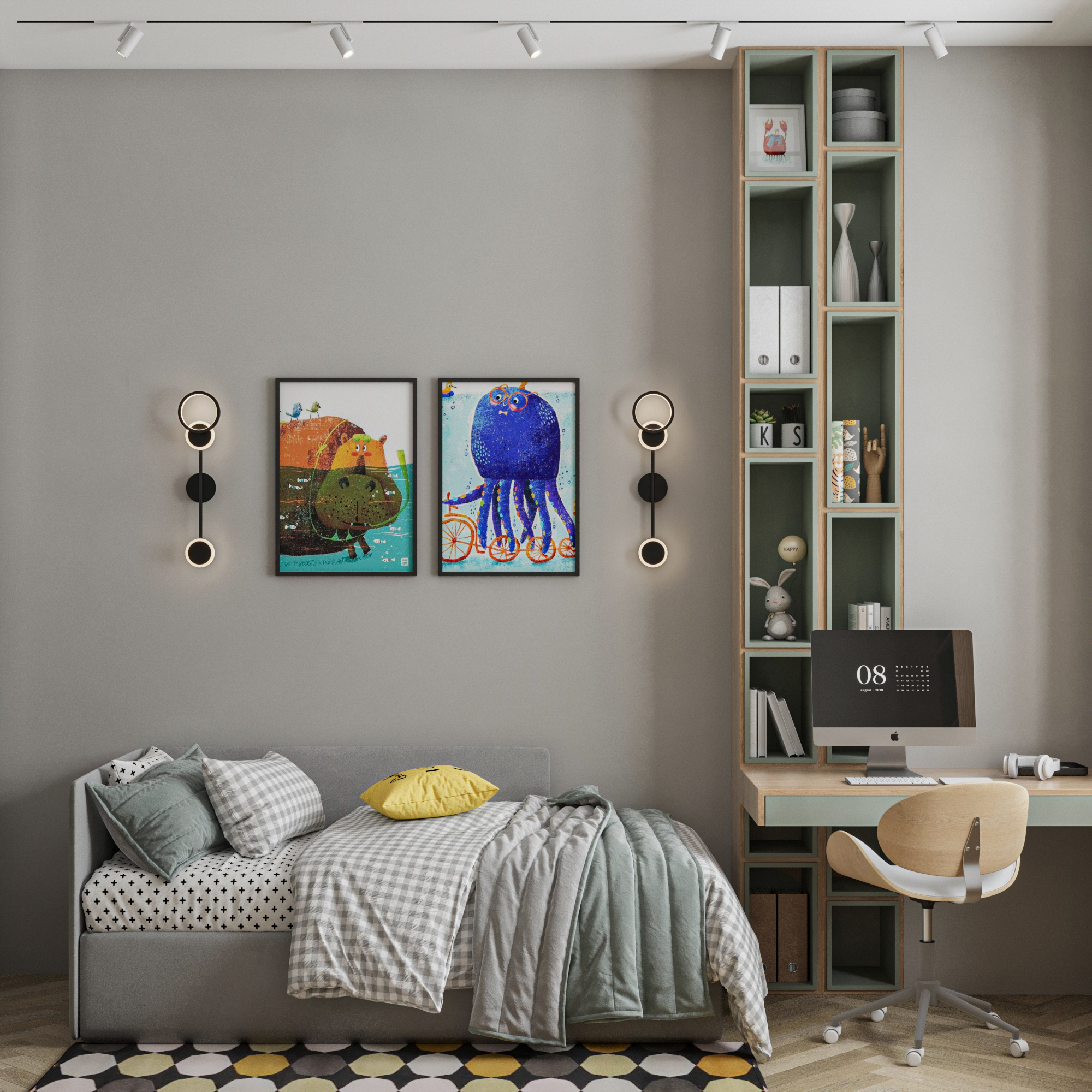 Moskow 儿童房设计-5