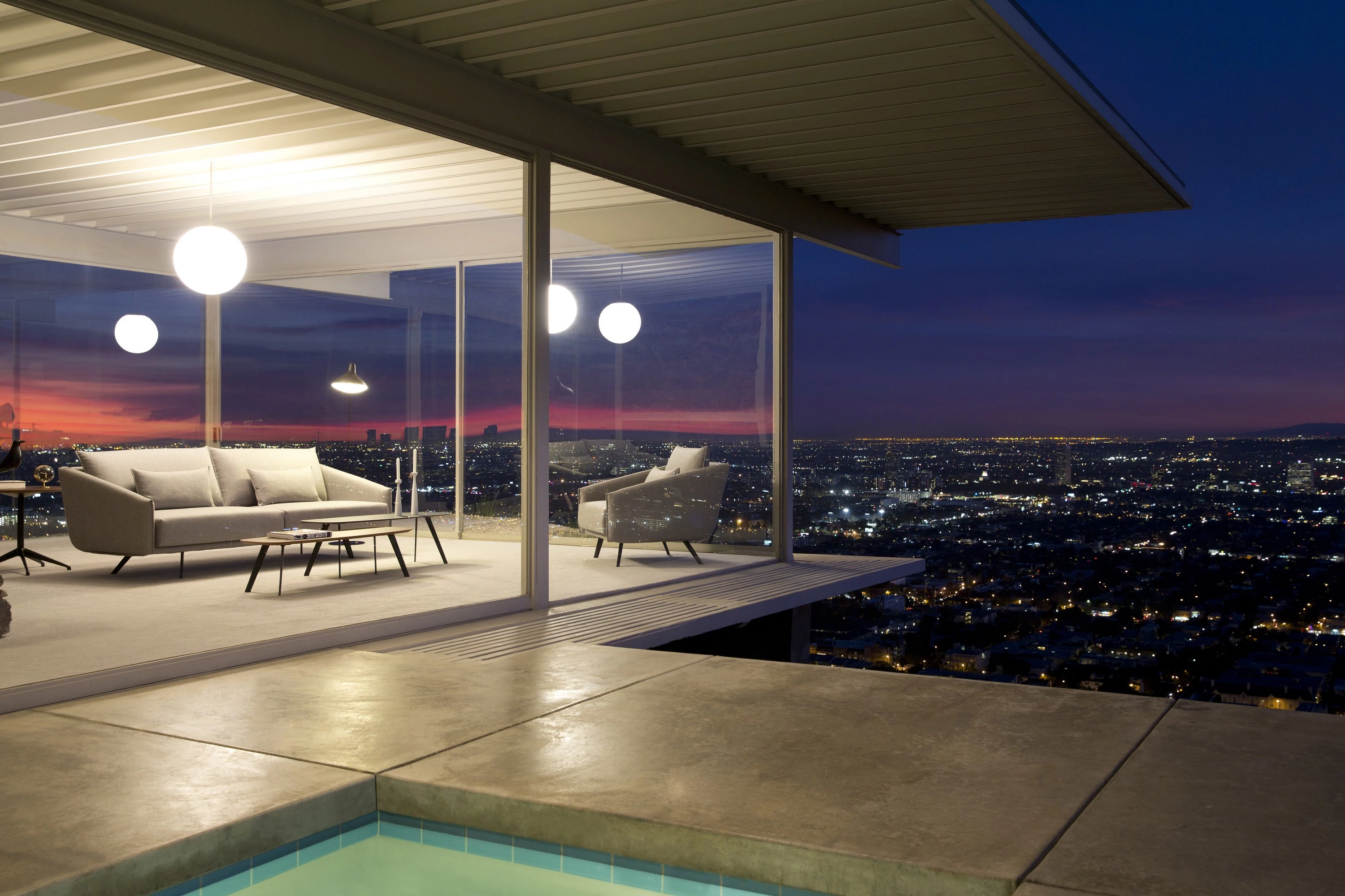 洛杉矶地标 · STUA 和 Pierre Koenig 的梦幻玻璃屋-27