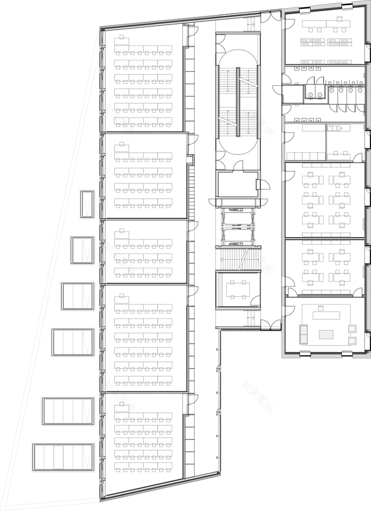 比利时安德烈莱特 Erasmus 大学学院现代教育建筑设计丨Barchitecten-44