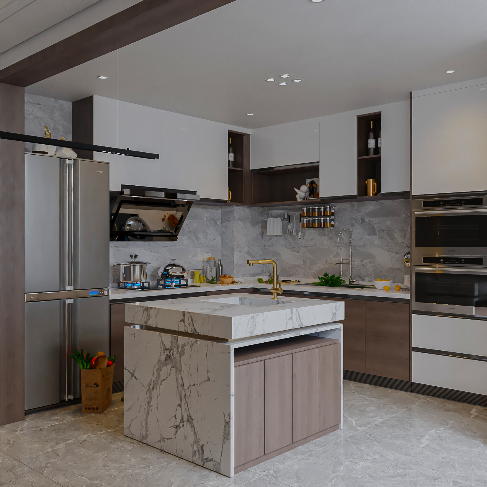 东方星座三居室设计丨小二不吃鱼-14