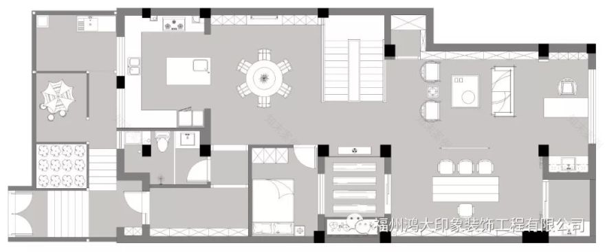 禅境·雅趣 | 福州丹林顿别墅新中式设计-8