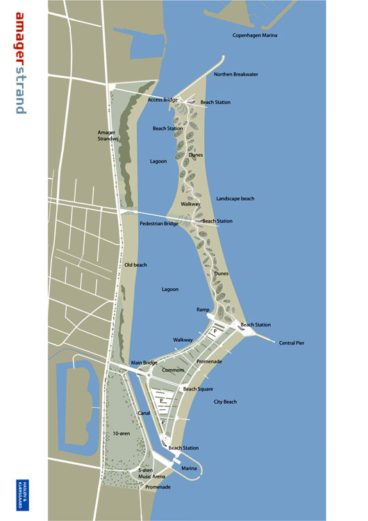 哥本哈根 Amager Beach 公园 | 人工海滩的都市休闲景观-46