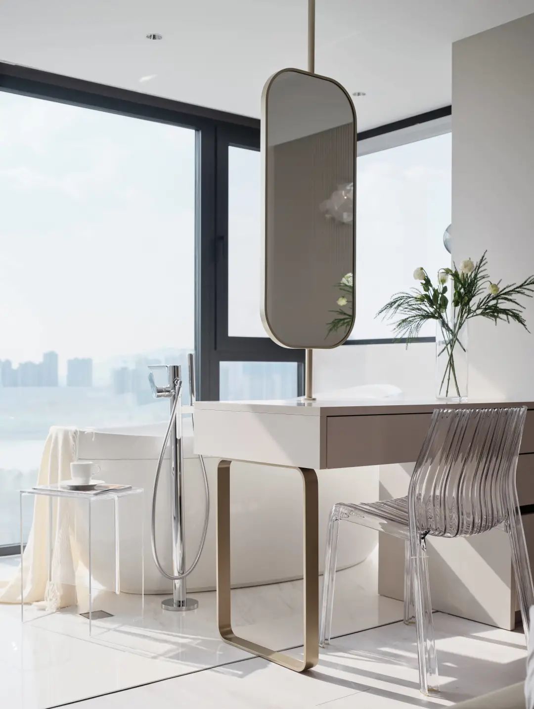 敔山湖畔春暖花开 · 苏鸣设计师的185㎡白色浪漫主义私宅丨尺度设计-61