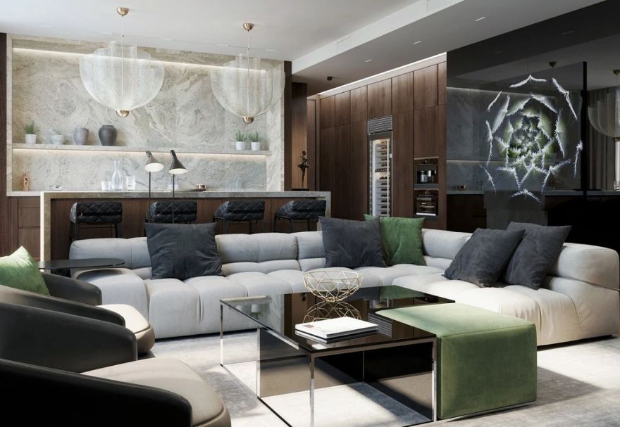 欧式别墅室内设计丨俄罗斯莫斯科-55