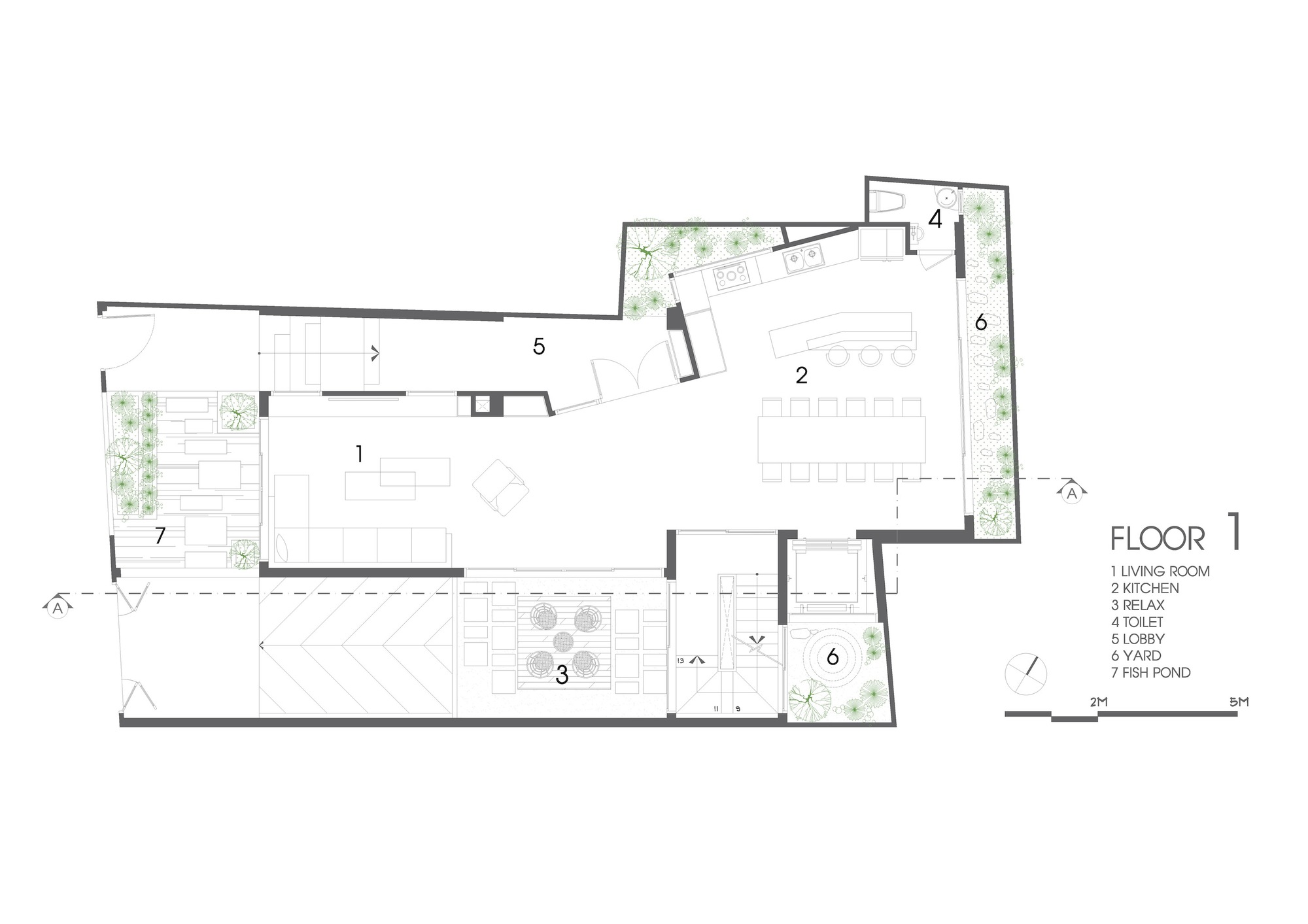 别墅庭院丨越南胡志明市丨Cát Môc Group-12