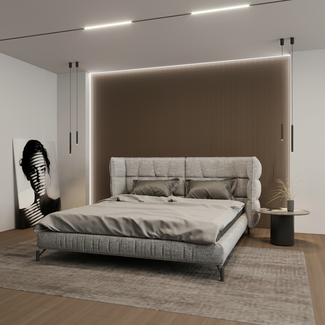 原木+高级黑 精致的设计超有格调！-11