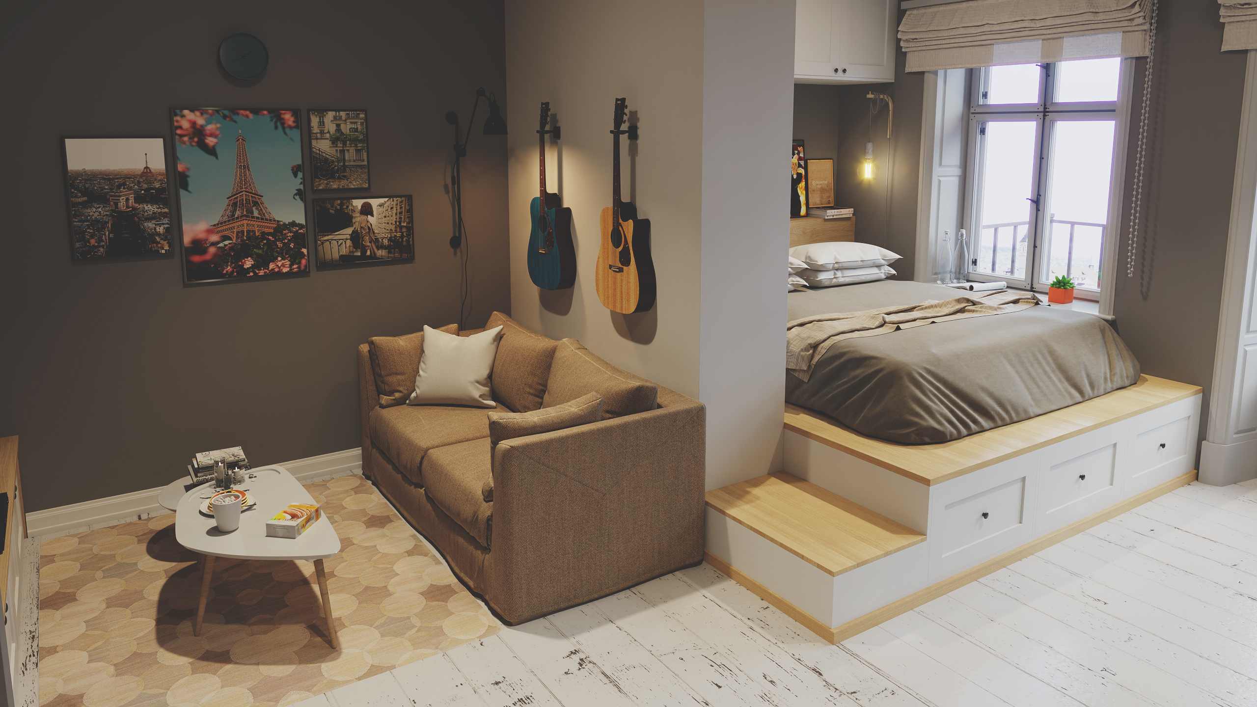 小公寓大设计 | Cinema 4D 助力打造宜居空间-4