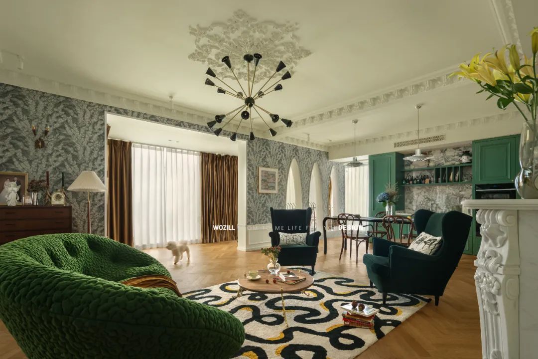 蝴蝶庄园 · 绿色中古风情的私宅设计丨中国长沙丨无见设计-11