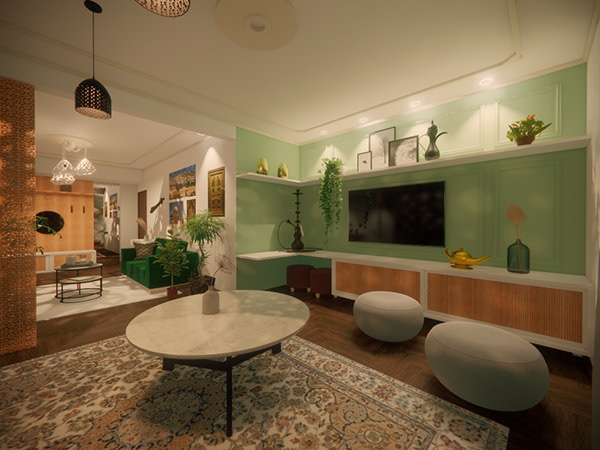 Apartamento Mourisco 室内设计丨我与 Sabreen Youseff-5